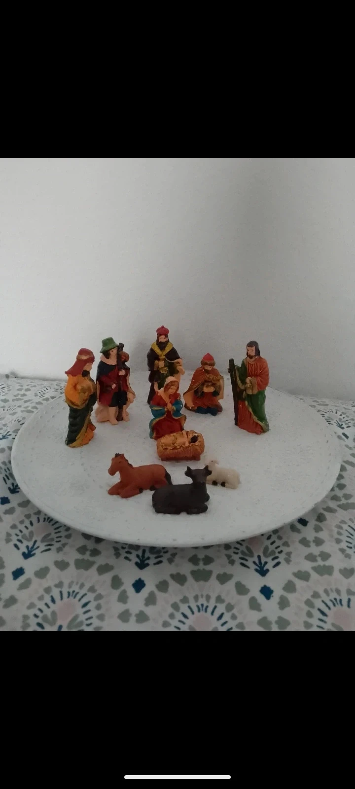 Lot de santons provençaux de crèches